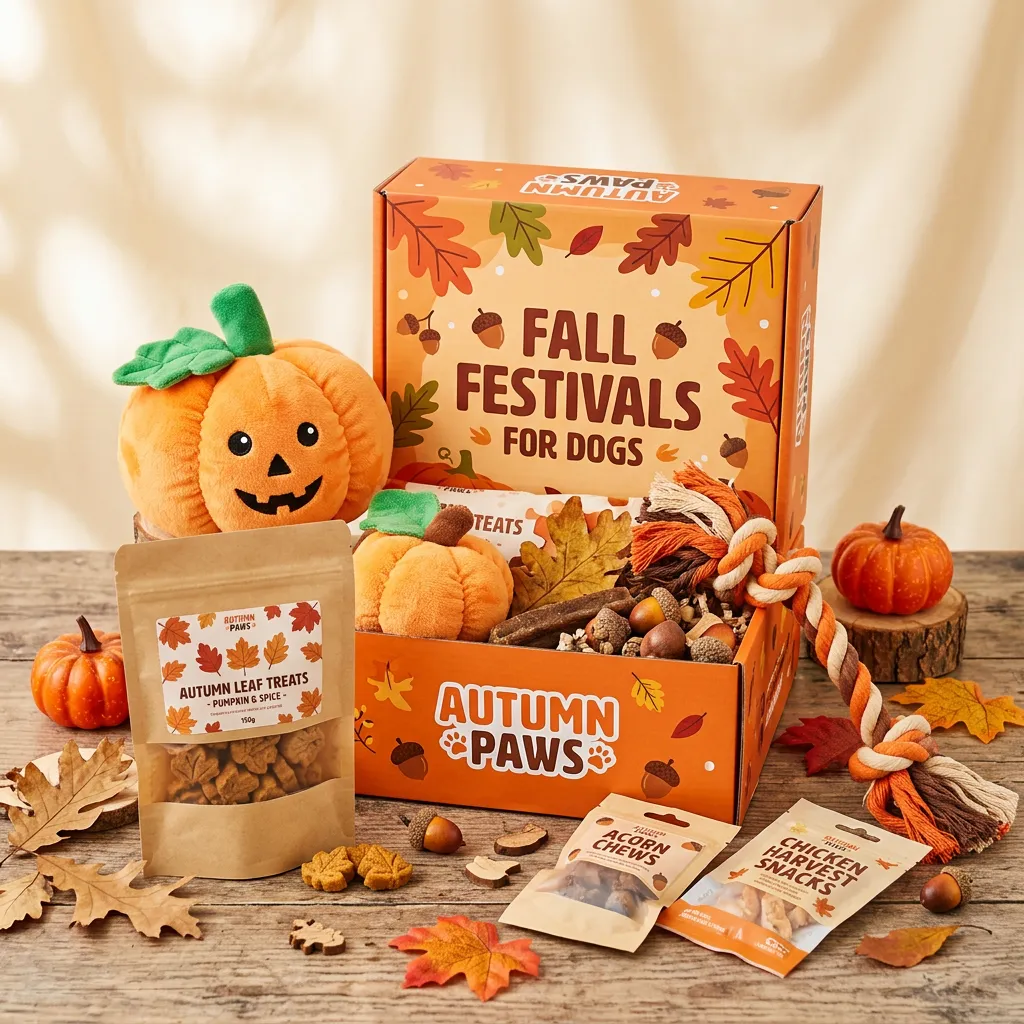Pupkin Patch autumn-themed Zoomie Box with a pumpkin plush toy
